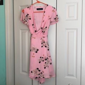 Pink Floral Dress